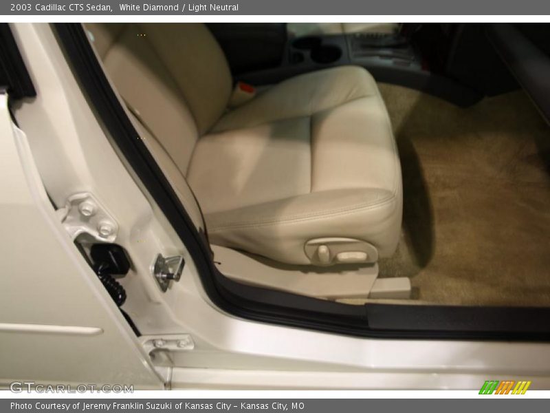 White Diamond / Light Neutral 2003 Cadillac CTS Sedan