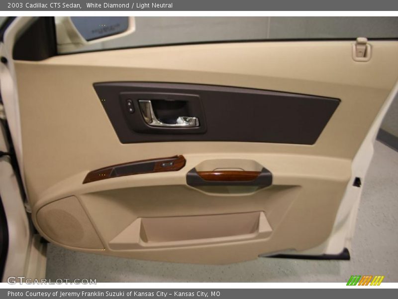 White Diamond / Light Neutral 2003 Cadillac CTS Sedan