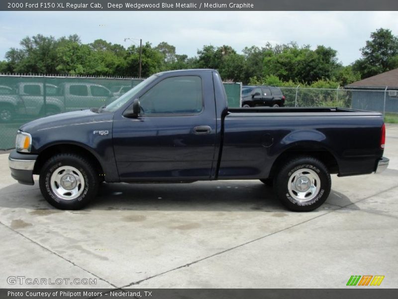  2000 F150 XL Regular Cab Deep Wedgewood Blue Metallic