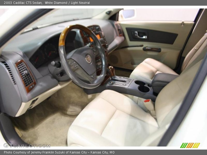 White Diamond / Light Neutral 2003 Cadillac CTS Sedan
