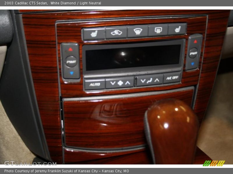 White Diamond / Light Neutral 2003 Cadillac CTS Sedan