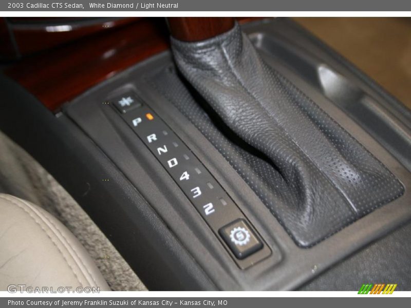White Diamond / Light Neutral 2003 Cadillac CTS Sedan
