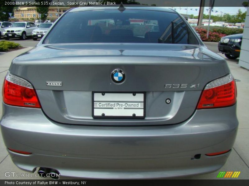 Space Grey Metallic / Black 2008 BMW 5 Series 535xi Sedan