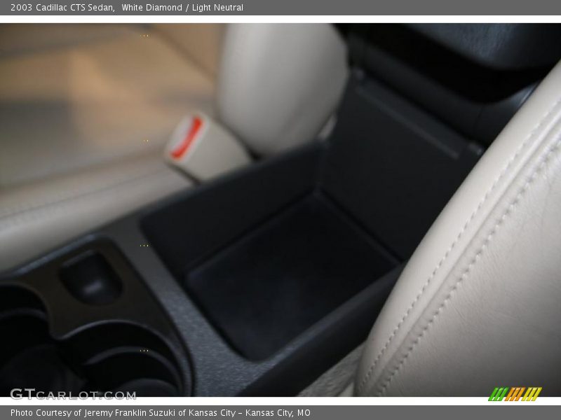 White Diamond / Light Neutral 2003 Cadillac CTS Sedan