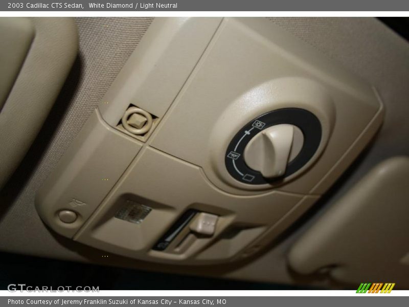 White Diamond / Light Neutral 2003 Cadillac CTS Sedan