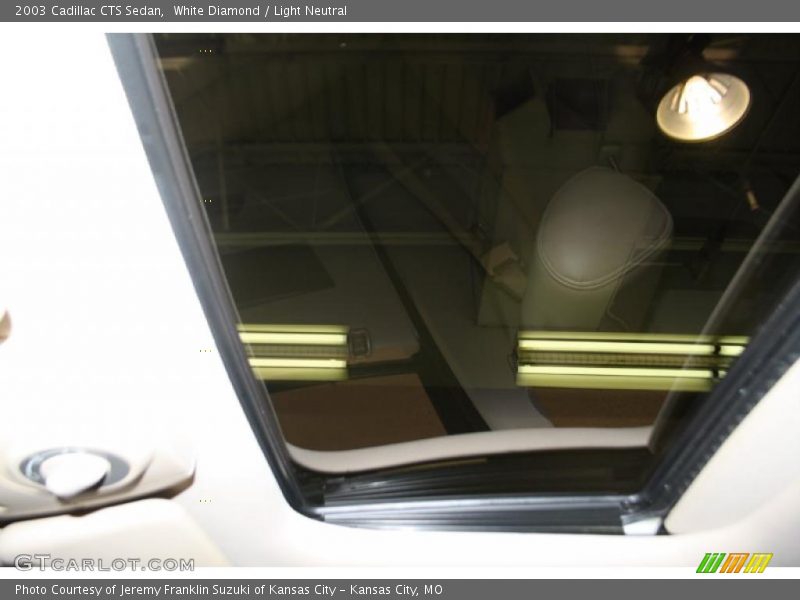 White Diamond / Light Neutral 2003 Cadillac CTS Sedan