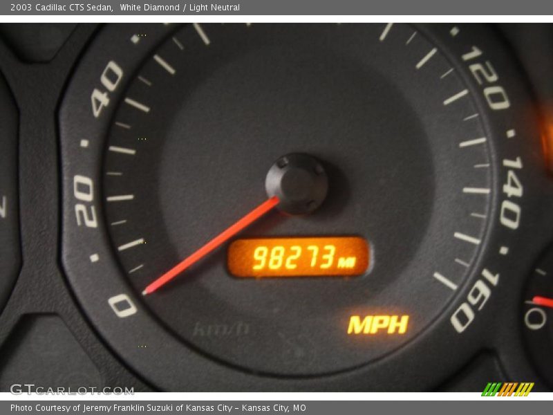 White Diamond / Light Neutral 2003 Cadillac CTS Sedan