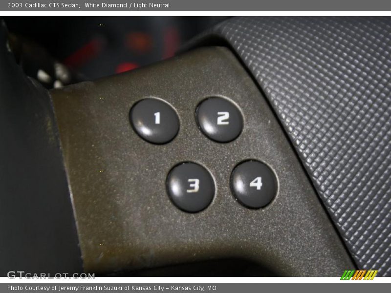 White Diamond / Light Neutral 2003 Cadillac CTS Sedan