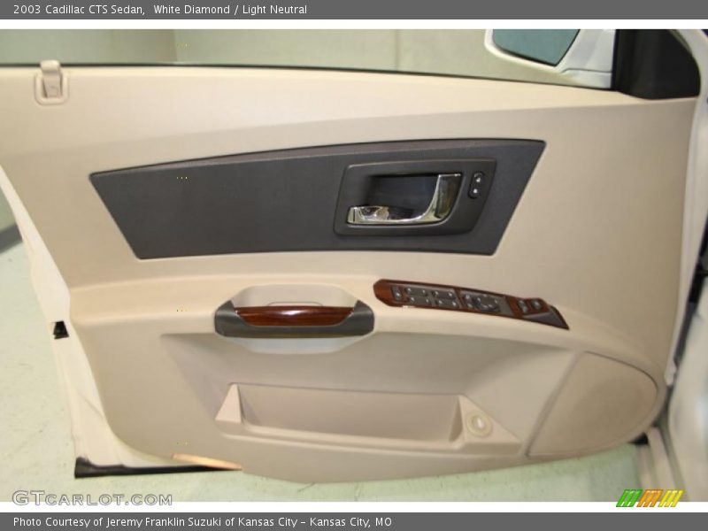 White Diamond / Light Neutral 2003 Cadillac CTS Sedan