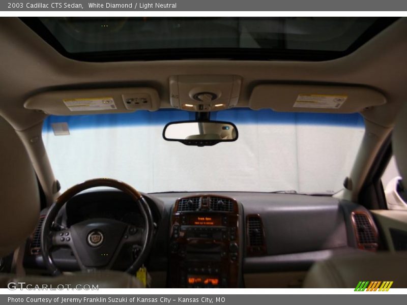 White Diamond / Light Neutral 2003 Cadillac CTS Sedan