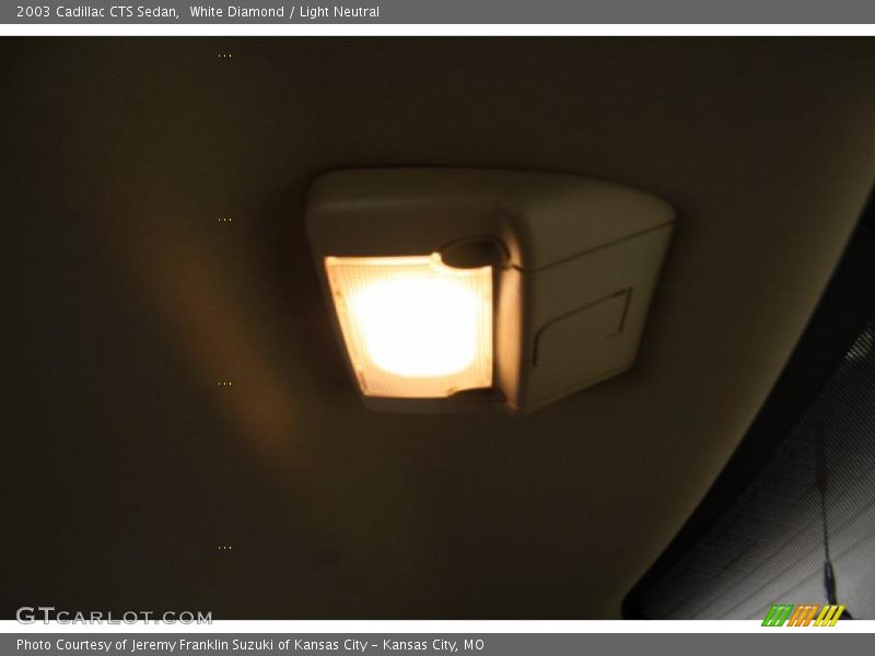 White Diamond / Light Neutral 2003 Cadillac CTS Sedan