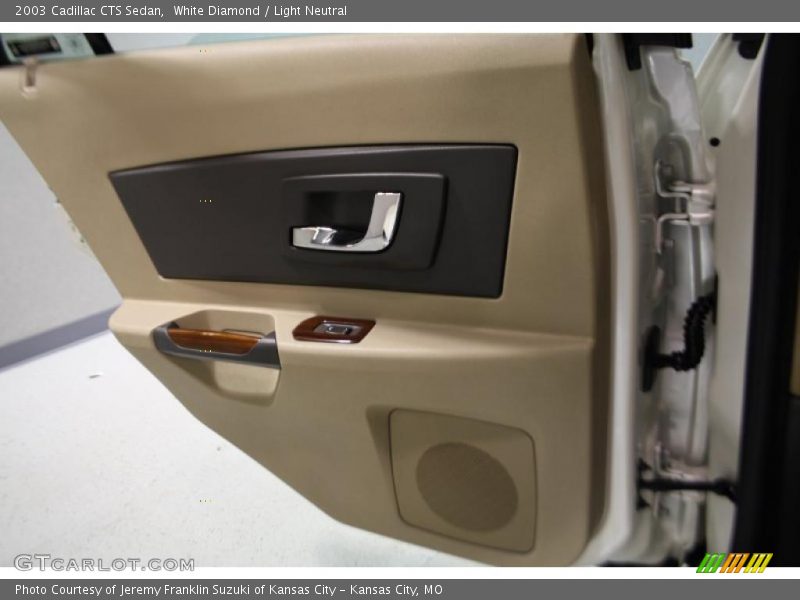 White Diamond / Light Neutral 2003 Cadillac CTS Sedan