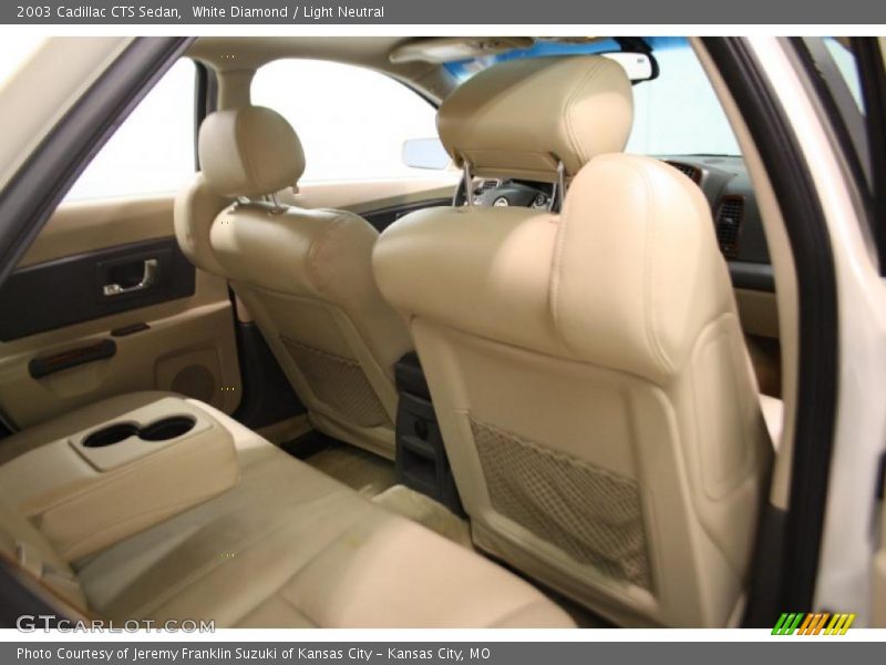 White Diamond / Light Neutral 2003 Cadillac CTS Sedan