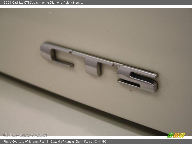 White Diamond / Light Neutral 2003 Cadillac CTS Sedan