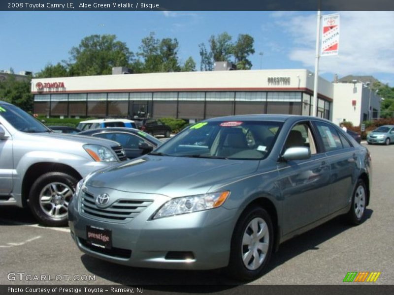 Aloe Green Metallic / Bisque 2008 Toyota Camry LE