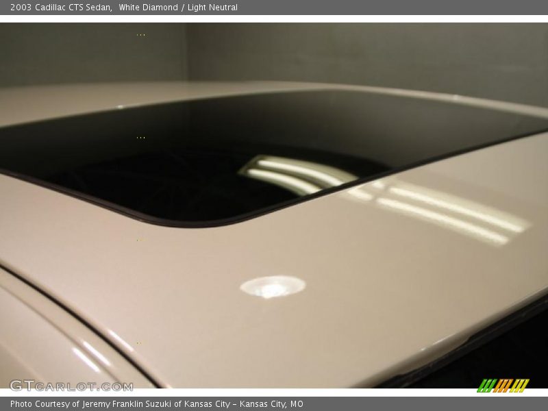 White Diamond / Light Neutral 2003 Cadillac CTS Sedan
