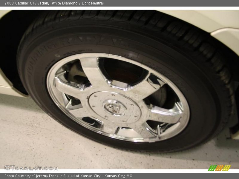 White Diamond / Light Neutral 2003 Cadillac CTS Sedan