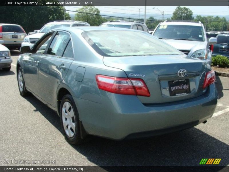 Aloe Green Metallic / Bisque 2008 Toyota Camry LE