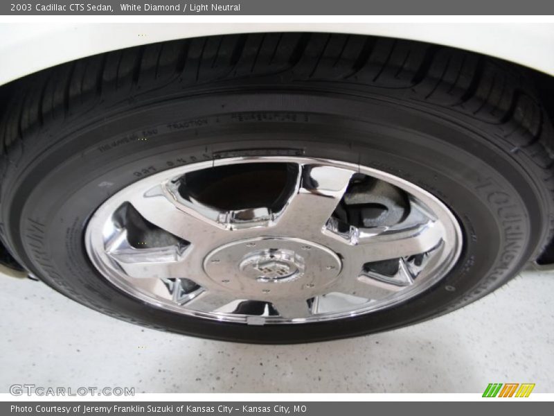 White Diamond / Light Neutral 2003 Cadillac CTS Sedan