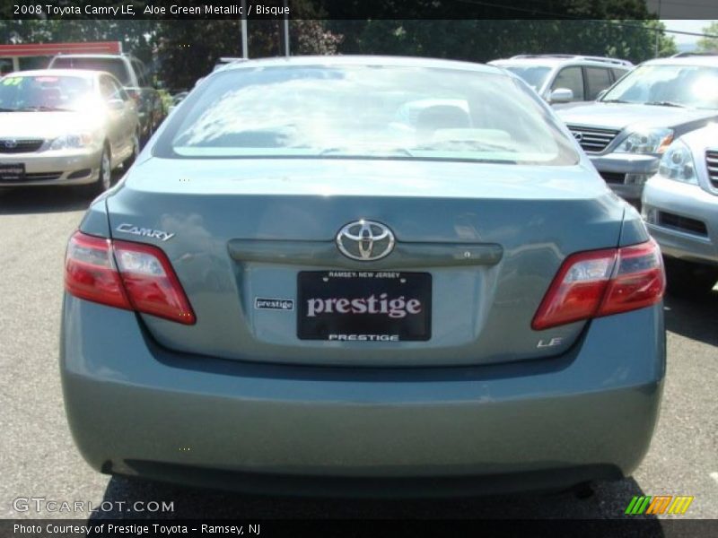 Aloe Green Metallic / Bisque 2008 Toyota Camry LE