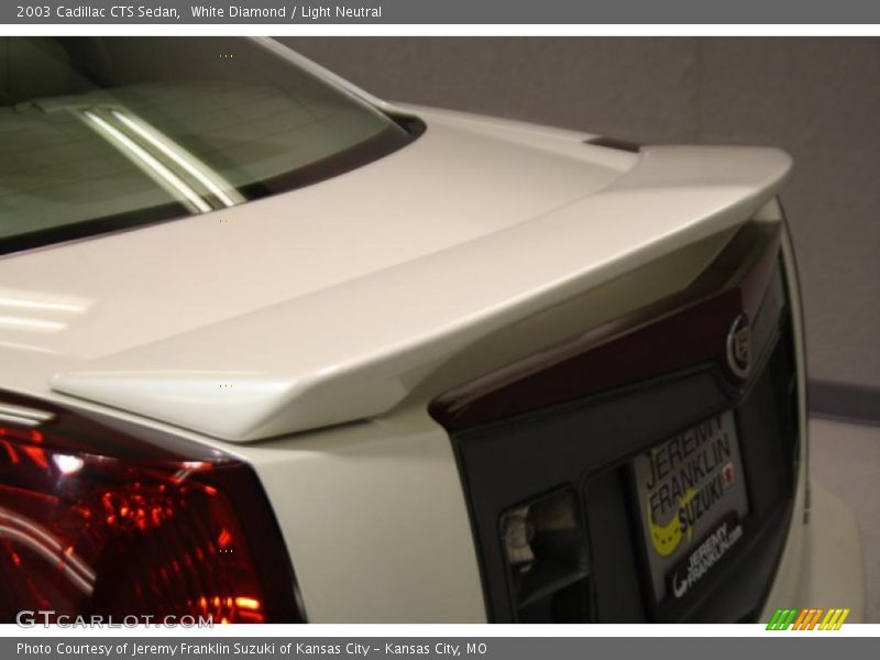 White Diamond / Light Neutral 2003 Cadillac CTS Sedan