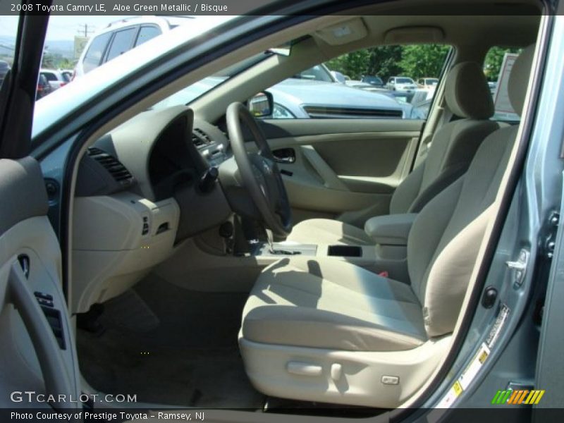 Aloe Green Metallic / Bisque 2008 Toyota Camry LE