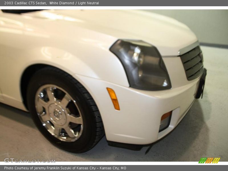 White Diamond / Light Neutral 2003 Cadillac CTS Sedan