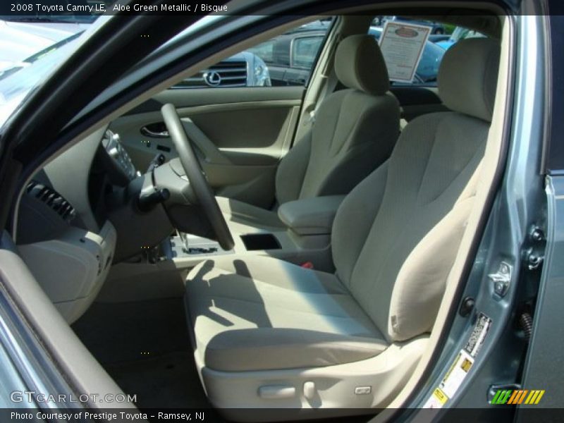 Aloe Green Metallic / Bisque 2008 Toyota Camry LE