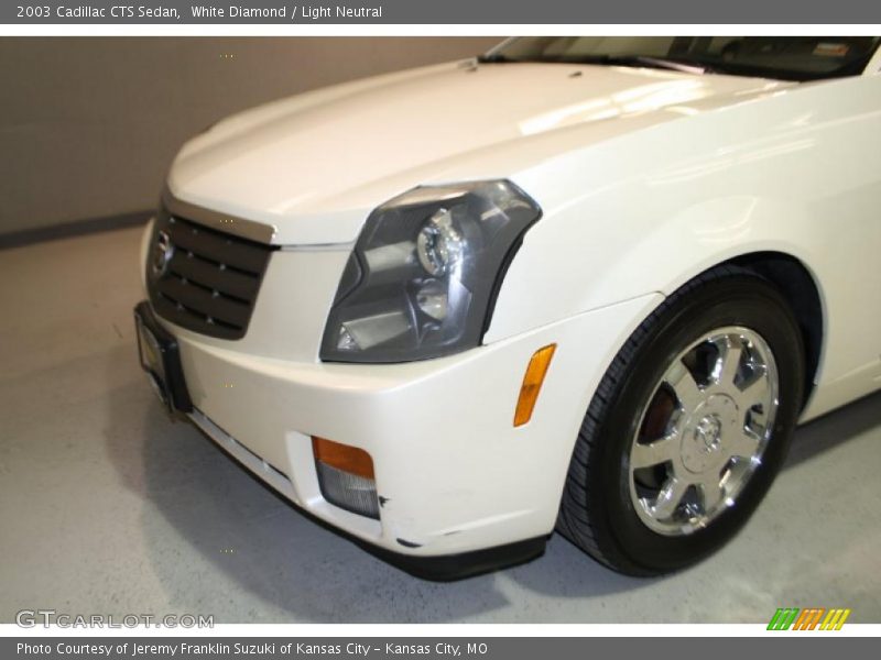 White Diamond / Light Neutral 2003 Cadillac CTS Sedan