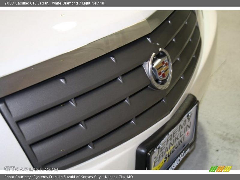 White Diamond / Light Neutral 2003 Cadillac CTS Sedan