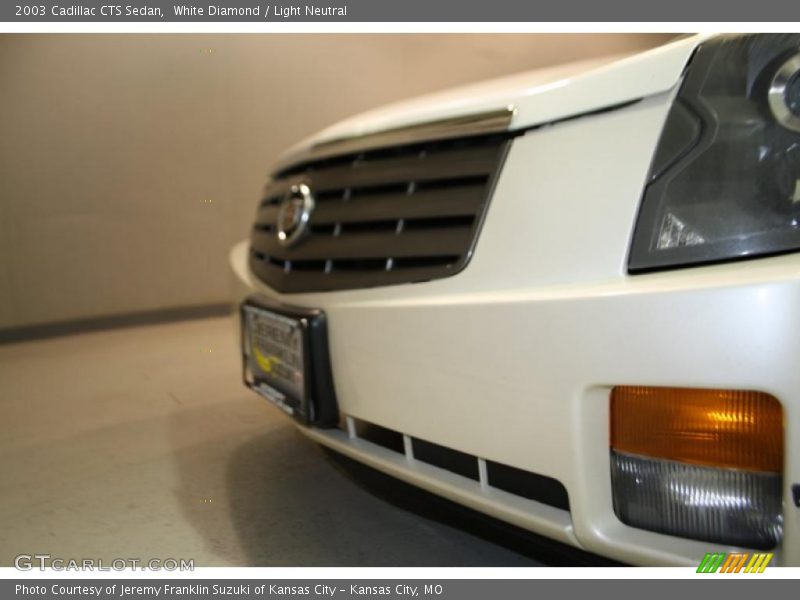 White Diamond / Light Neutral 2003 Cadillac CTS Sedan