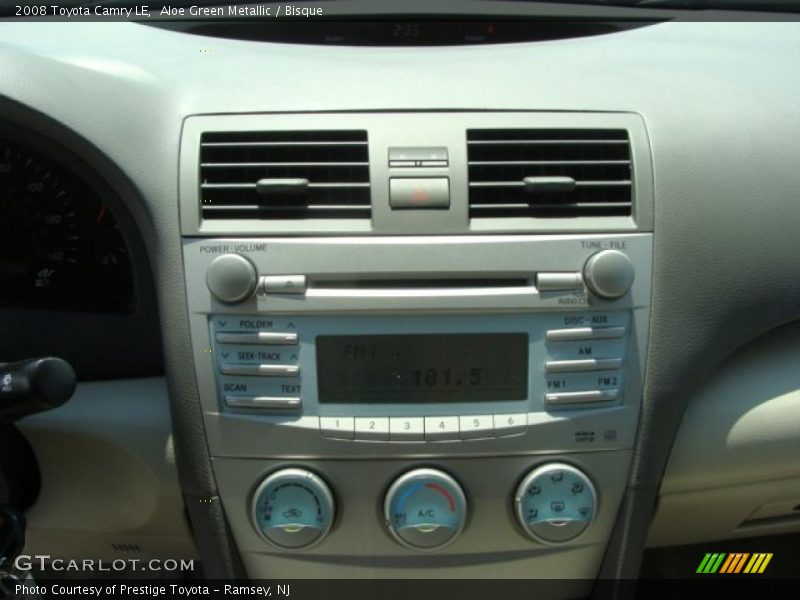 Aloe Green Metallic / Bisque 2008 Toyota Camry LE
