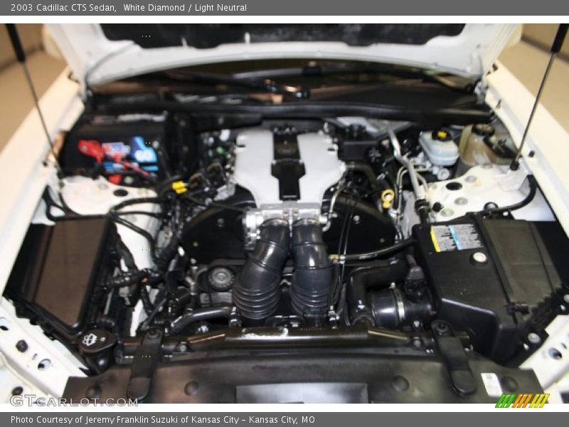 White Diamond / Light Neutral 2003 Cadillac CTS Sedan