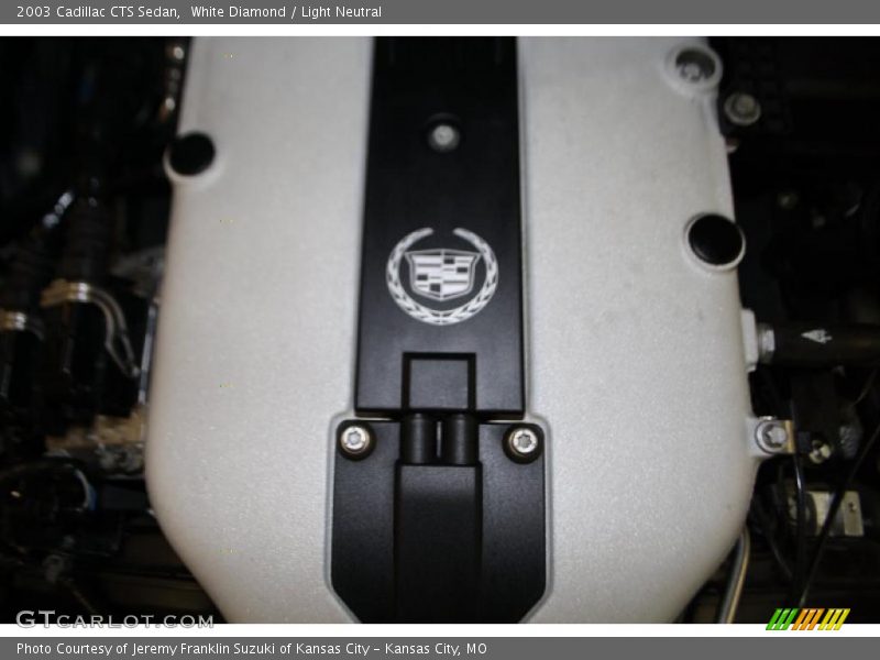 White Diamond / Light Neutral 2003 Cadillac CTS Sedan