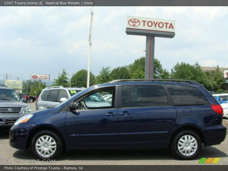 Nautical Blue Metallic / Stone 2007 Toyota Sienna LE