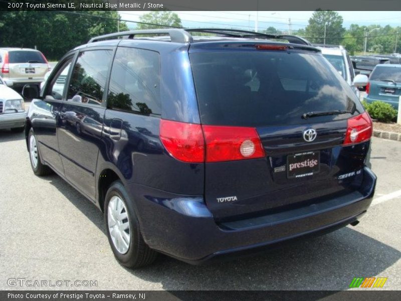 Nautical Blue Metallic / Stone 2007 Toyota Sienna LE