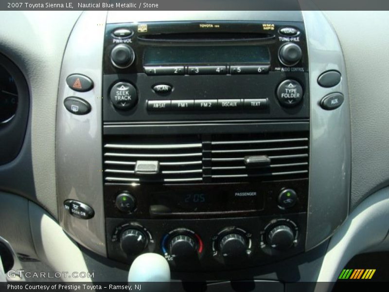 Nautical Blue Metallic / Stone 2007 Toyota Sienna LE
