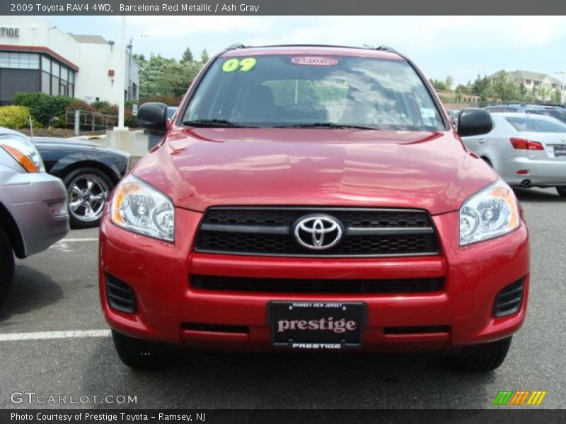 Barcelona Red Metallic / Ash Gray 2009 Toyota RAV4 4WD