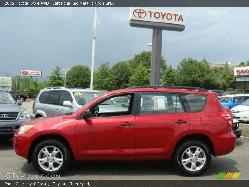 Barcelona Red Metallic / Ash Gray 2009 Toyota RAV4 4WD