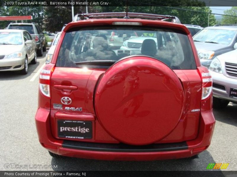 Barcelona Red Metallic / Ash Gray 2009 Toyota RAV4 4WD