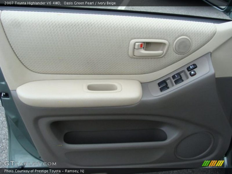 Oasis Green Pearl / Ivory Beige 2007 Toyota Highlander V6 4WD