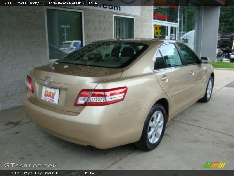 Sandy Beach Metallic / Bisque 2011 Toyota Camry LE
