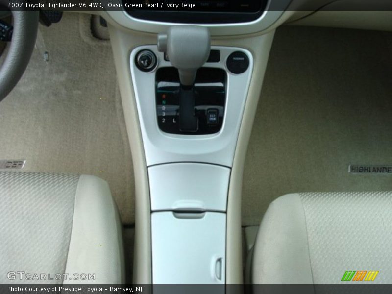 Oasis Green Pearl / Ivory Beige 2007 Toyota Highlander V6 4WD