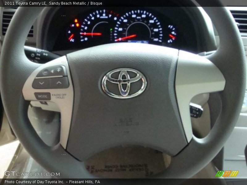 Sandy Beach Metallic / Bisque 2011 Toyota Camry LE