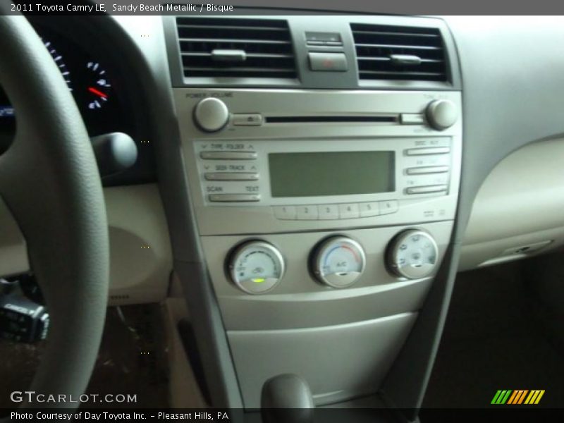 Sandy Beach Metallic / Bisque 2011 Toyota Camry LE