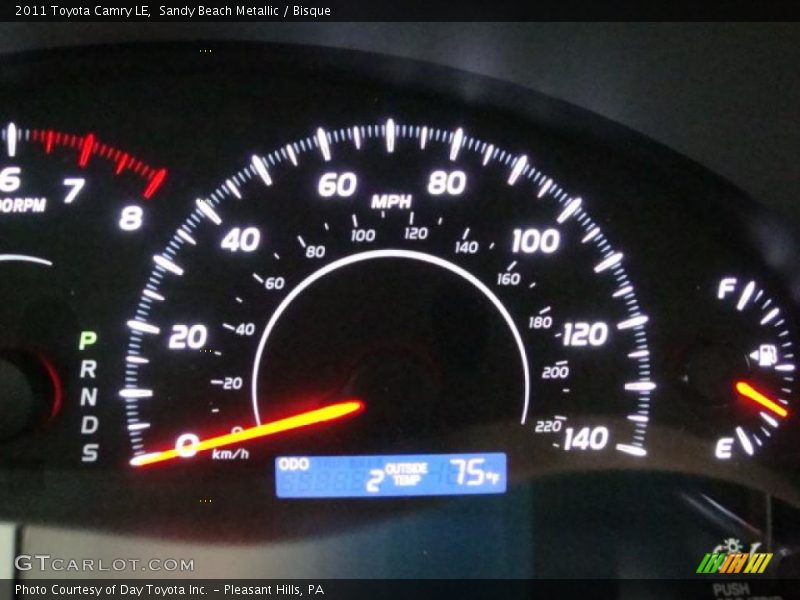 Sandy Beach Metallic / Bisque 2011 Toyota Camry LE