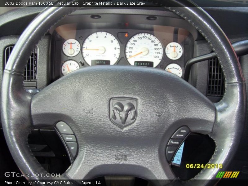 Graphite Metallic / Dark Slate Gray 2003 Dodge Ram 1500 SLT Regular Cab