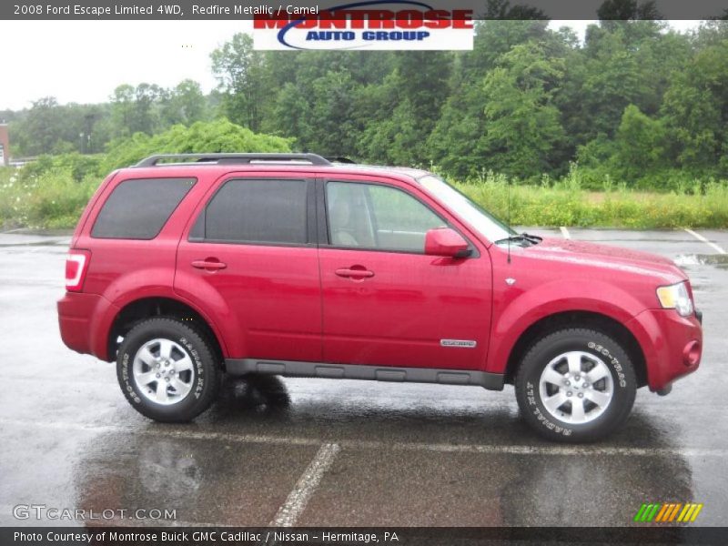 Redfire Metallic / Camel 2008 Ford Escape Limited 4WD
