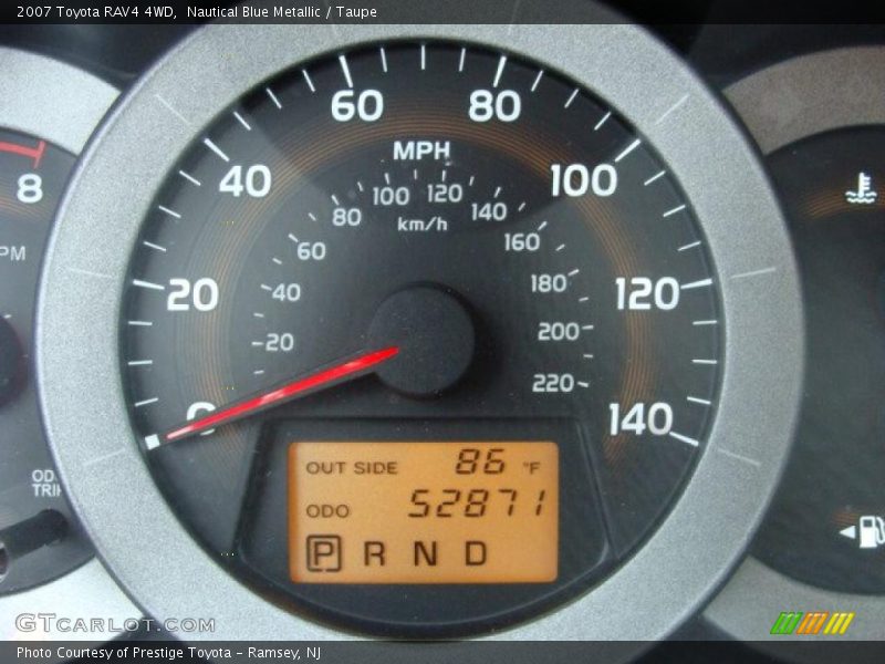 Nautical Blue Metallic / Taupe 2007 Toyota RAV4 4WD