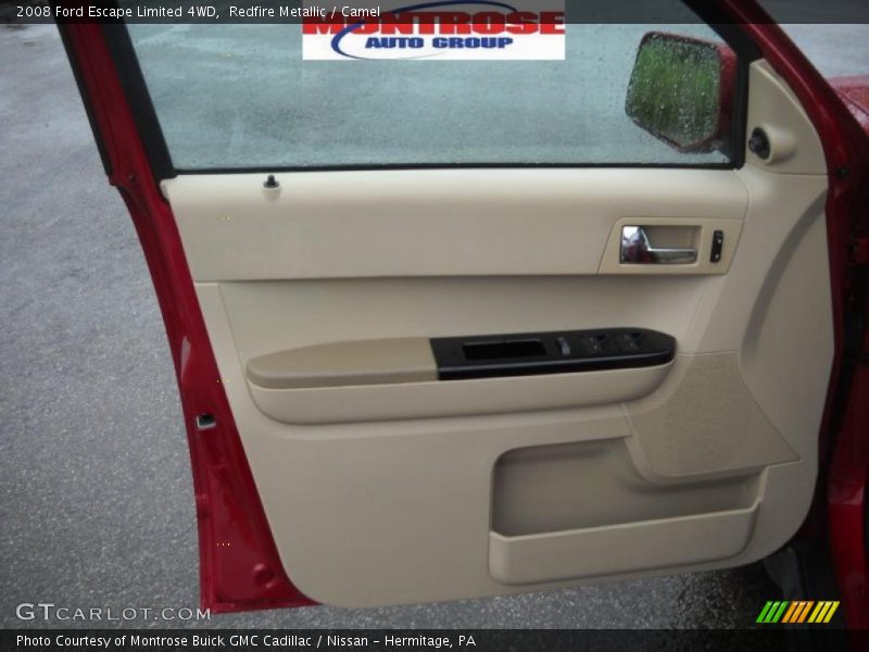 Redfire Metallic / Camel 2008 Ford Escape Limited 4WD